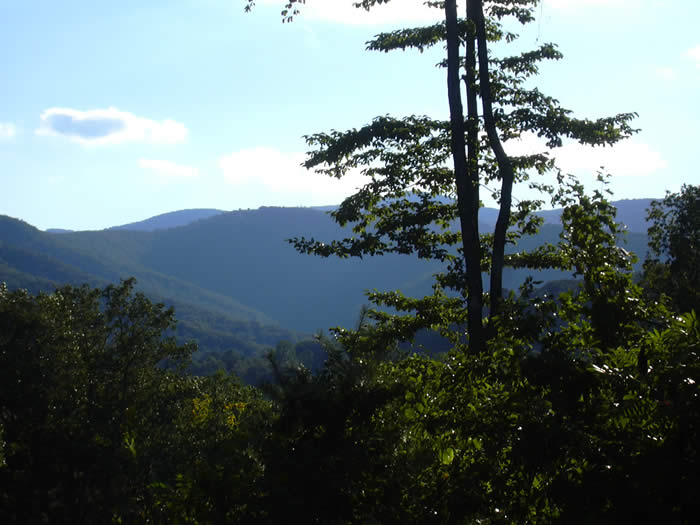 Sperryville Skyline Drive mountain view