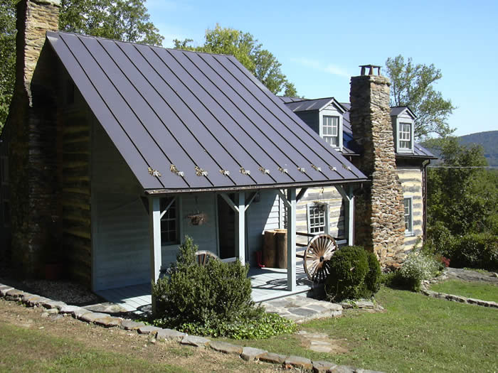 Oyster Lane, Double Log House, Castleton Virginia, Rappahannock County