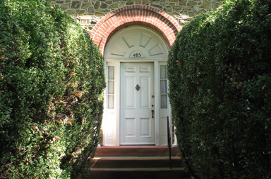 Rock House front door, Front Royal, Warren County